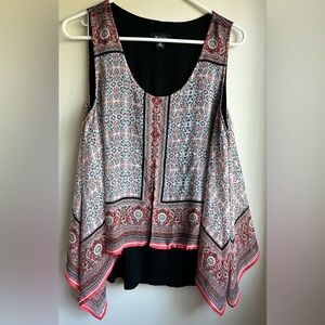 AB Studio High Low Tank Top